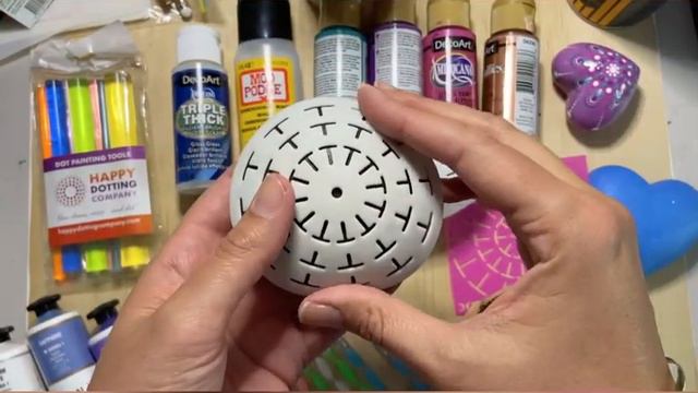 How to paint beginner dot mandala painting - DOT ART supplies, tips & examples given. смотреть онлайн