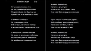 Ария - Осколок льда (минус для голоса в Gm)