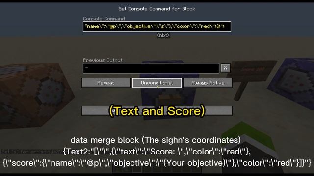 How to make a flowting text and score in Minecraft Java смотреть онлайн