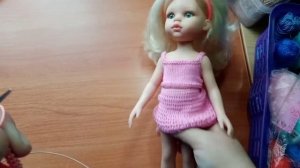 Топ для куклы Паола Рейна и куклу фабрики Весна.