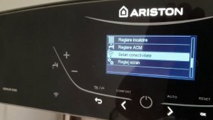 Ariston Genus One 30 conectat wifi la internet