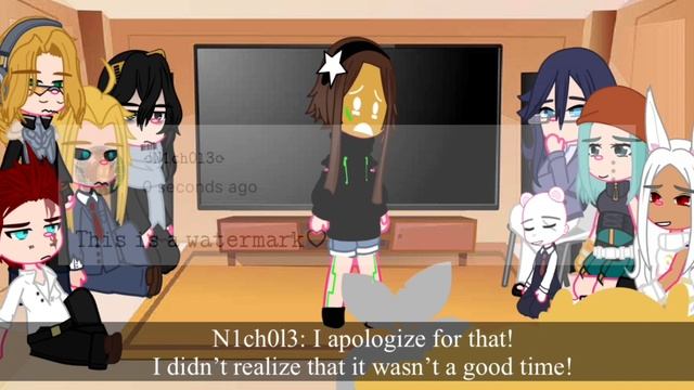 Pro Heroes react.. || BNHA/MHA || Gacha Club || Nichole смотреть онлайн