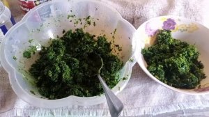 Заготовка зелени на зиму с чесноком и лимоном.Плюс делаем ароматное масло для салата.