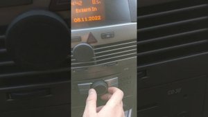 Опель Астра H 2005. магнитола cd 30 перепрошивка.