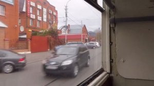 Поездка на трамвае Tatra T3SU по маршруту №4 Участок Улица Репина-   Улица Радищева  .Ульяновск