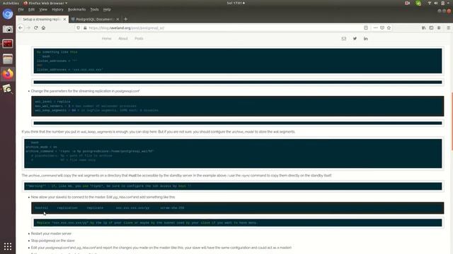 Postgresql 10 Master Slave смотреть онлайн
