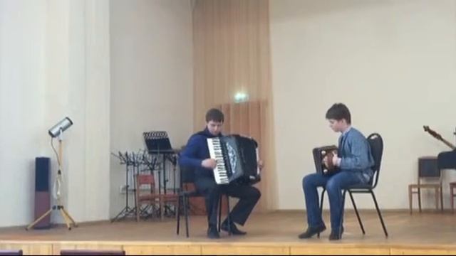 Кондрашов Николай(саратовская гармоника), Леонтьев Роман (аккордеон) смотреть онлайн