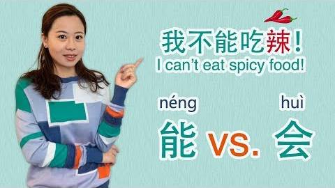 Chinese Modal Verbs 能 Vs 会 – Day 34_ 我不能吃辣！_ Learn Chinese for Beginners