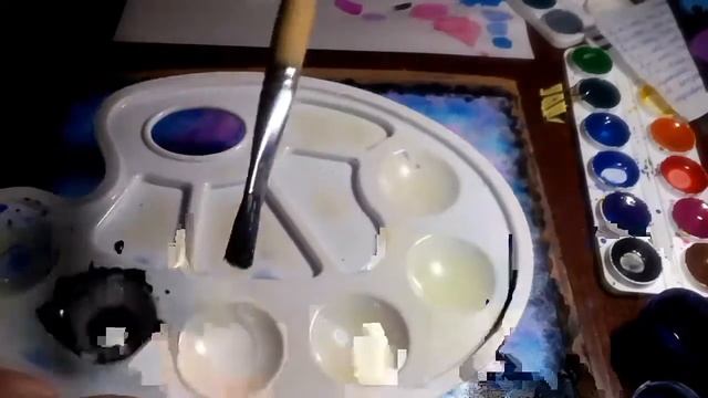 Космос акварелью смотреть онлайн