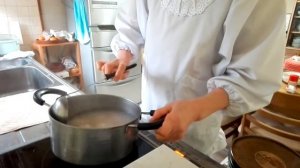 「もっちもちのレンコン汁」トロリと温かいレンコン味噌汁になった！