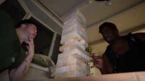 Do Not Play Giant Jenga at 3 AM!! (GONE WRONG)