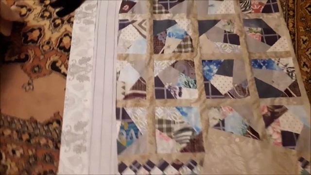 одеяло с каймой МОЁ ПЕРВОЕ ОДЕЯЛО! часть 2