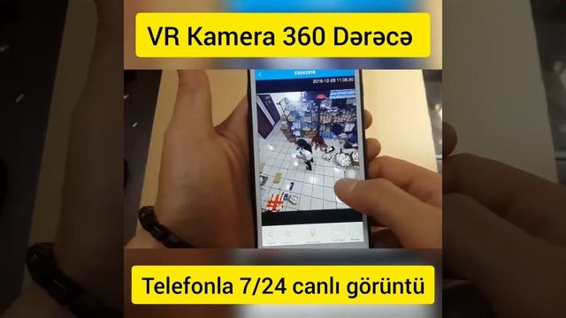 VR Wifi Kamera 360. Telefonla istənilən yerdən canlı izləmə imkanı