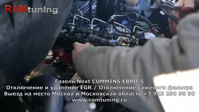 Глушим ЕГР на Газель евро5. Отключаем сажевый фильтр смотреть онлайн