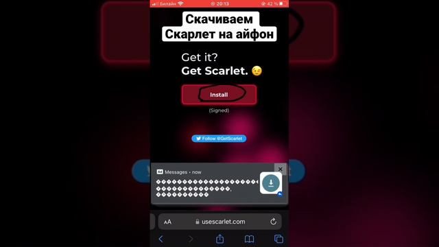 Как скачать Скарлет? #скарлет #скачатьприложения #приложениянаайфон