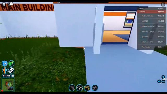 Игра в симулятор полиции в Roblox
