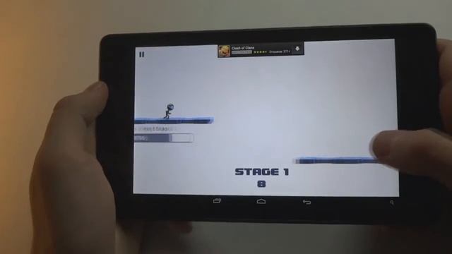 Игры на Android #5 [космические гонки стикмена по организму]