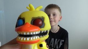 Аниматроник Кошмарная ЧИКА.Устин распаковывает аниматроника.NIGHTMARE CHICA.Распаковка игрушки