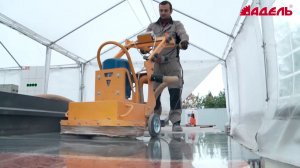 Восстановление топпинговых полов - нанесение полироли