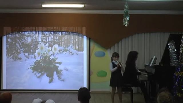 Шевчук Ульяна (блокфлейта; преп. Лобанов С.В.) - В. Симонова. Весна в январе смотреть онлайн