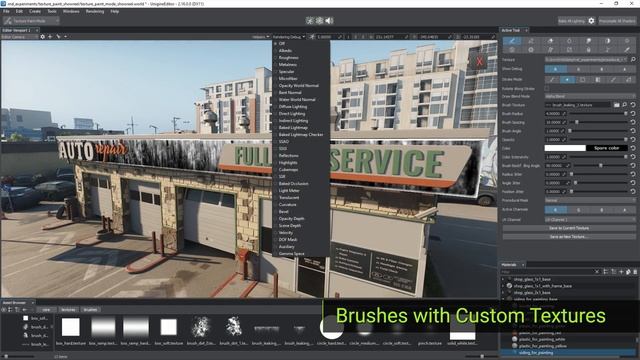Texture Paint Mode - UNIGINE Engine 2.16 Feature Preview смотреть онлайн