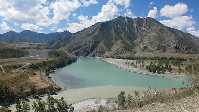 Слияние Чуи и Катуни. Timelapse
