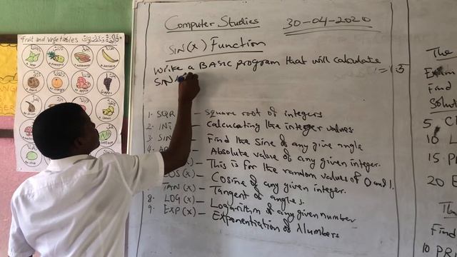 Computer Studies  SS2   Lesson 1: Basic computer Programming II