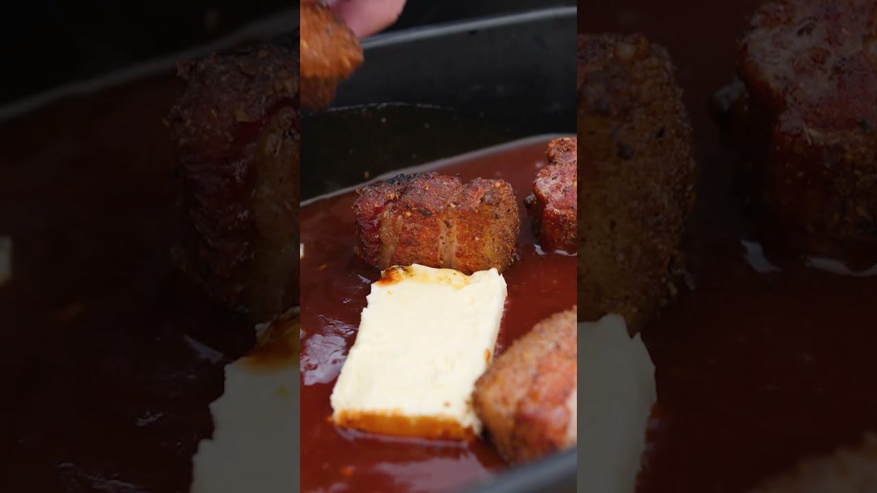 Грудинка копченая кусочками в гриле