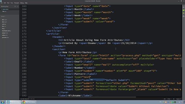 [ Html5 In Arabic ] #25 - Form Attributes - Min, Max, Step, Pattern смотреть онлайн