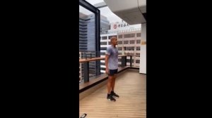 David Goggins 45 minute rooftop workout