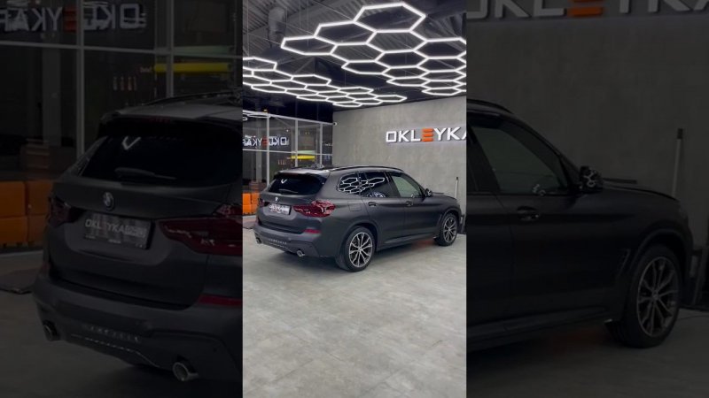 BMW X3 оклейка в матовый полиуретан #shortvideo #bmw #питер