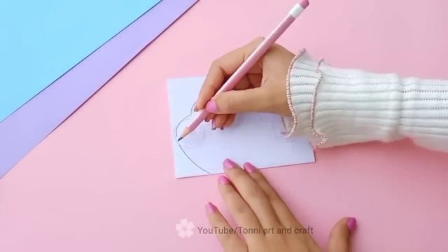 EASY CRAFT IDEAS | School Craft Idea/ DIY Craft/ School hacks/ Origami craft/paper mini gift idea смотреть онлайн