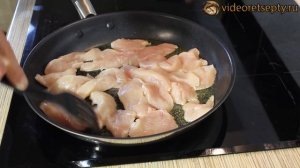 Как обжарить куриное филе | Видео Рецепт
