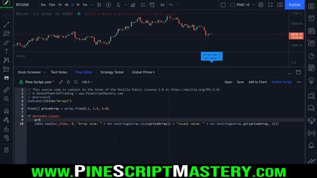 Beginner Guide to ARRAYS in PINE SCRIPT