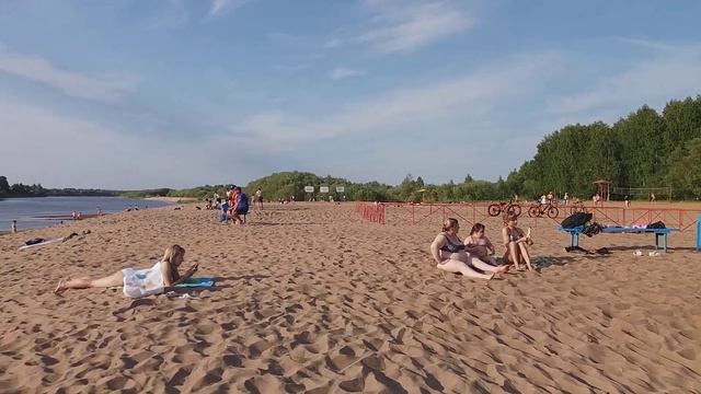 Пляж в Сыктывкаре, июль 2023 смотреть онлайн