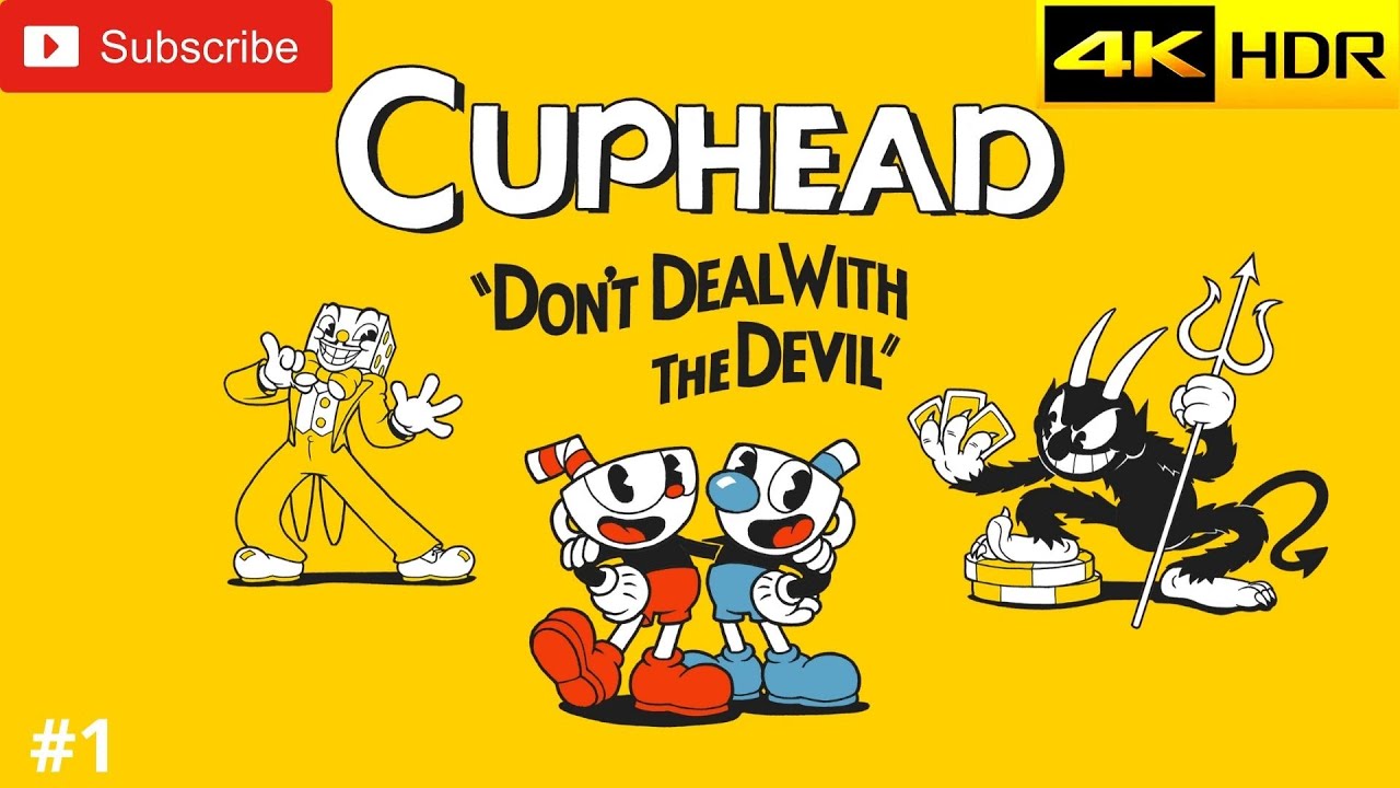 Cuphead - прохождение #1 | PS4 | 4K | HDR | 60 fps