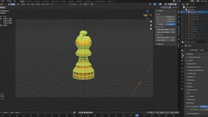 Как отрендерить вашу работу с сеткой в Blender