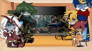 Transformer animated react to Optimus Vs sentinel | Aira | requested |