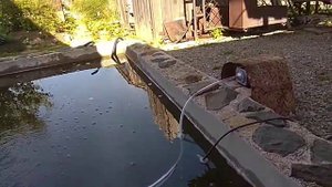 Поршневой аэратор для пруда..