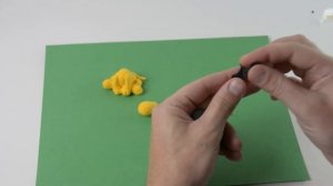 Как слепить из легкого пластилина собаку