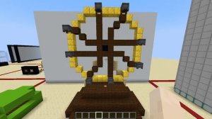 ВРАЩАЮЩЕЕСЯ КОЛЕСО ОБОЗРЕНИЯ В МАЙНКРАФТ