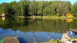 Рыбалка на пробку  Платный пруд Лагуна