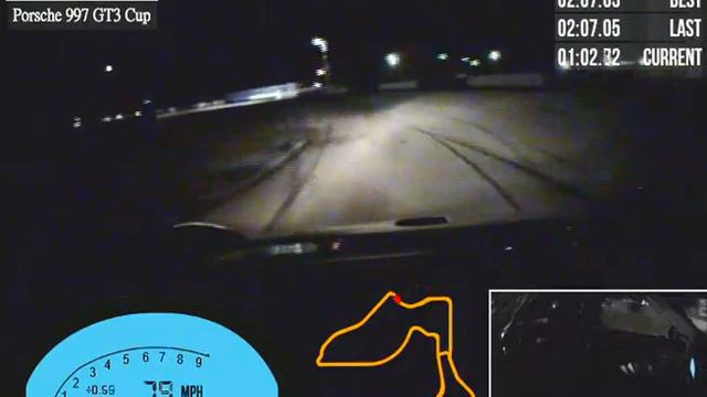 1/24/15 Orbit Racing Porsche 997 Cup Night (2:06.1 lap) смотреть онлайн