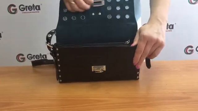 Сумки оптом - Сумка-багет в байкер-стиле D11MK5 смотреть онлайн