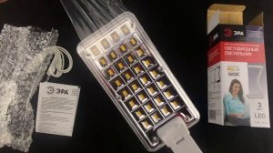 Распаковка настольного светильника ЭРА NLED-426