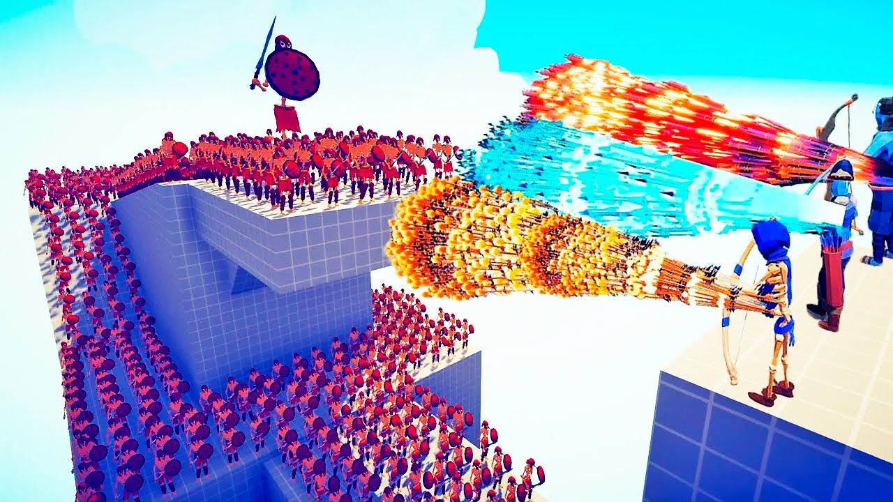 ARMY OF SKELETONS vs 3x EVERY GOD | TABS - Totally Accurate Battle Simulator смотреть онлайн