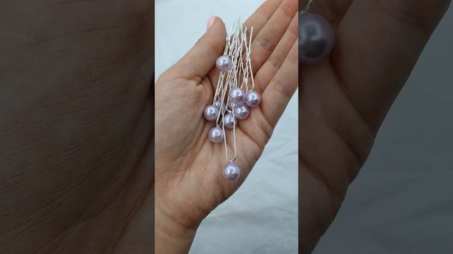 Сиреневые шпильки для волос смотреть онлайн