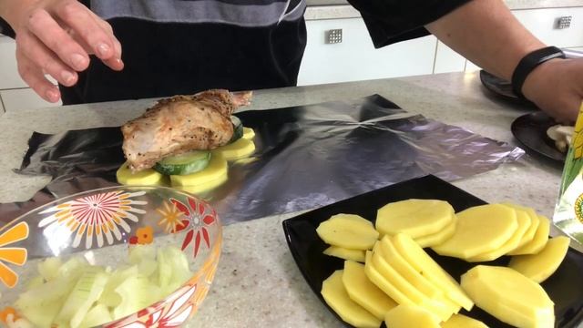 201. Кролик с овощами , запеченный в духовке. смотреть онлайн