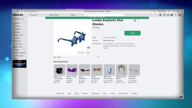 БЕСПЛАТНО Рюкзак Очки Аура Шляпа Волосы в РОБЛОКС до 27 июля 2021/ Event Luobu Party Roblox смотреть онлайн