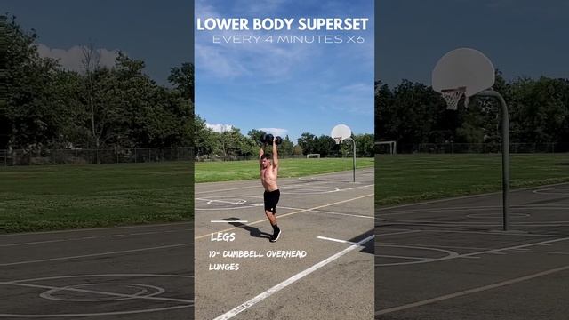 Lower Body Superset Dumbbell Workout #fitness #legexercise #workout #legworkout #fitlife